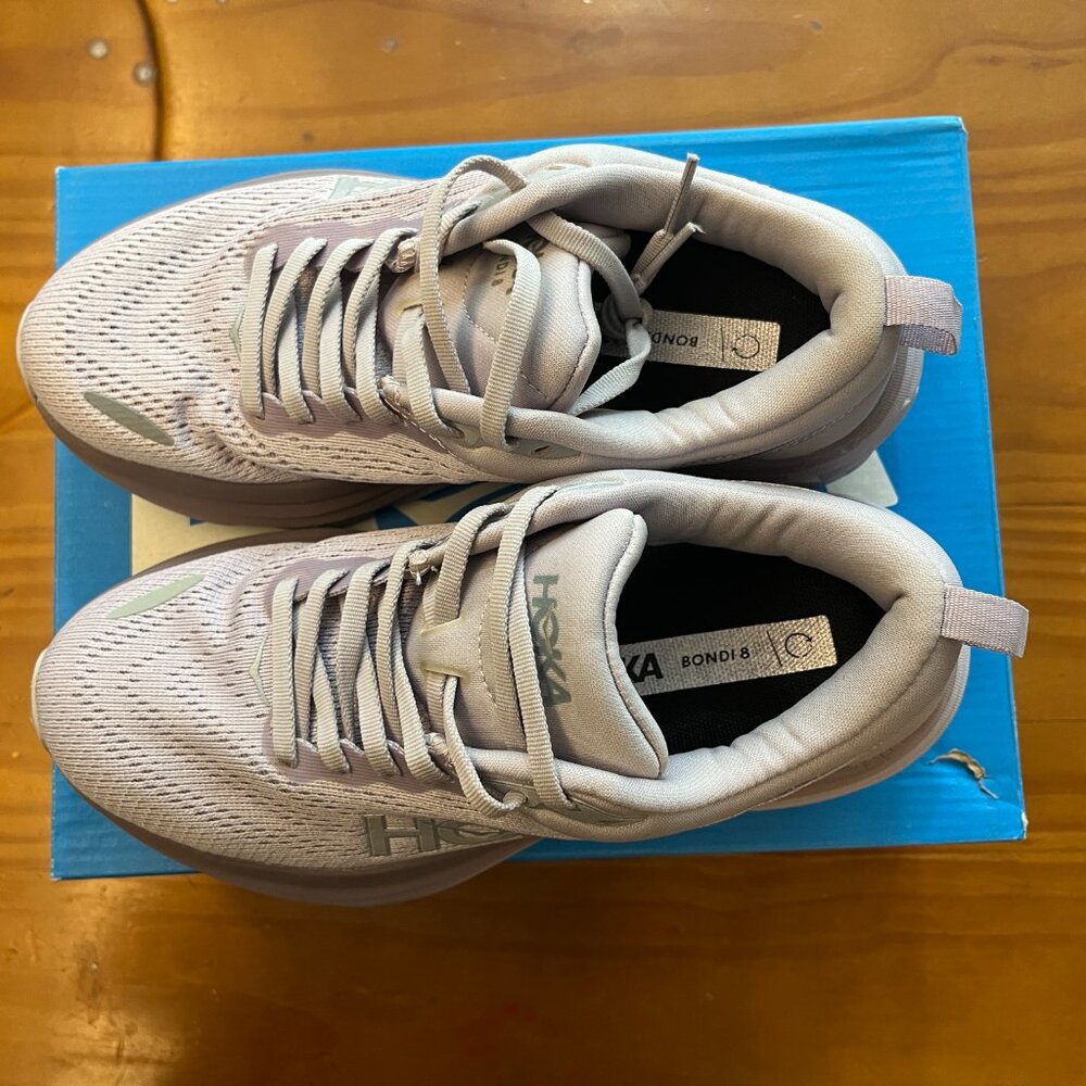 Hoka One One Women's Purple and Grey Trainers